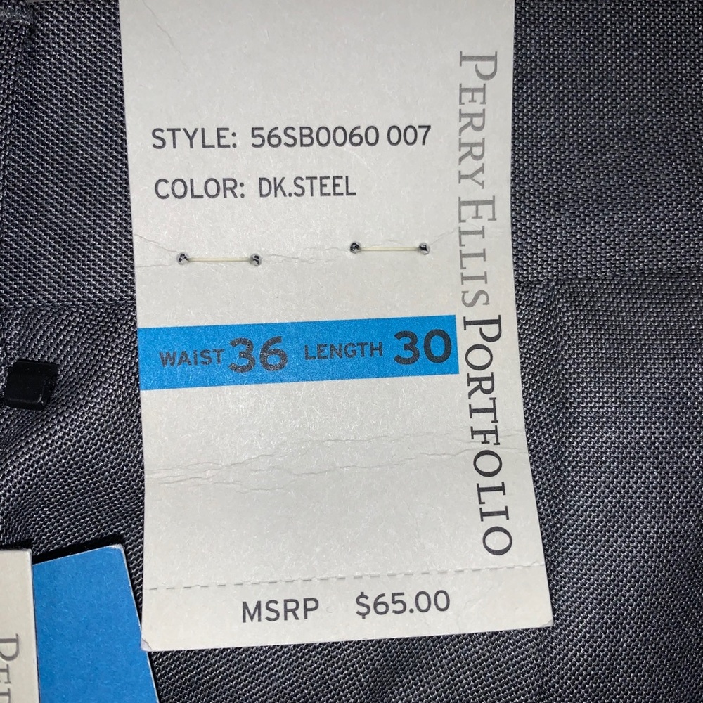 ❤️SOLD❤️NWT Perry Ellis 36X30 Gray Portfolio Dress - Picture 7 of 14